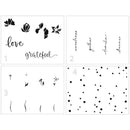 Crafter's Workshop Layered Card Stencil 8.5"X11" - A2 Layered Word Flowers*