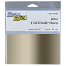 Crafter's Workshop Foil Transfer Sheets 6"X6" 12 pack  Dune*