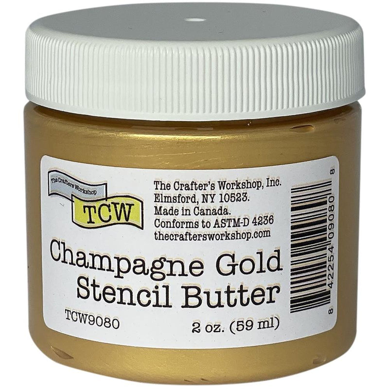 Crafter's Workshop Stencil Butter 2oz - Champagne Gold