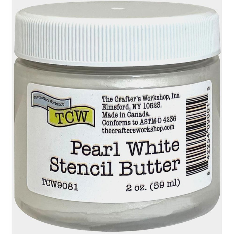 Crafter's Workshop Stencil Butter 2oz - Pearl White