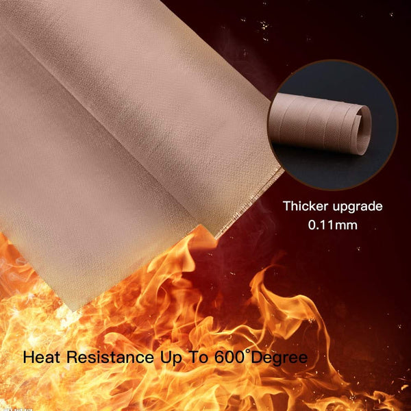 Roll of fire-resistant material with flames in the background, highlighting its heat resistance.