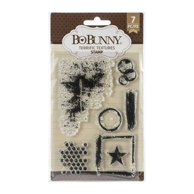 BoBunny Clear Stamps - Terrific Textures