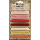 Tim Holtz Idea-Ology Velvet Trims 7 pack - Warm