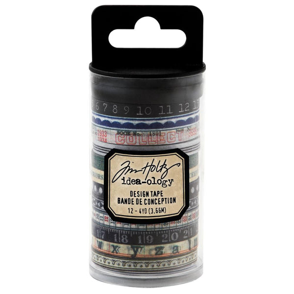 Tim Holtz Idea-Ology Design Tape 12 pack  Trims