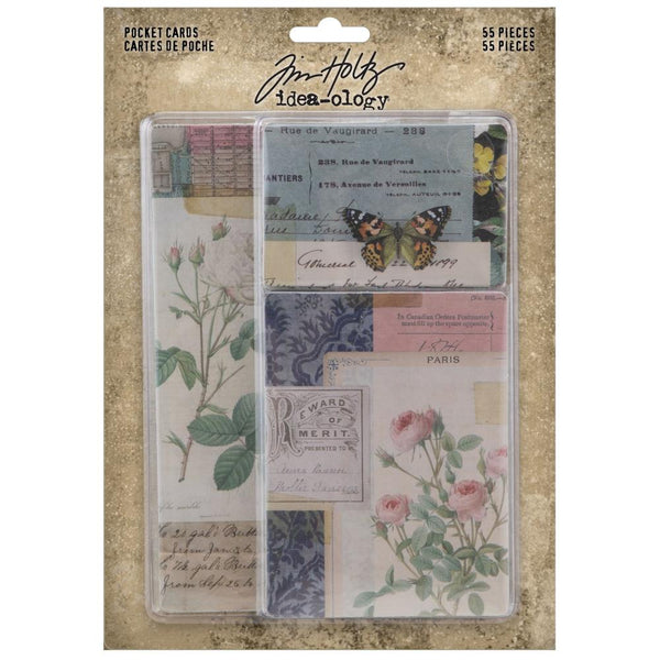 Tim Holtz Idea-Ology Pocket Cards 55 pack