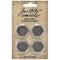 Tim Holtz Idea-Ology Metal Quote Seals 4 pack*