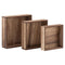 Tim Holtz Idea-Ology Wooden Vignette Boxes 3 pack - Squares