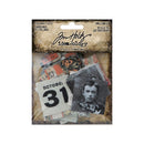 Tim Holtz Idea-Ology Collage Tiles 72 pack - Halloween