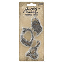 Tim Holtz Idea-Ology Metal Adornments 3 pack  Ornate*