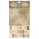 Tim Holtz Idea-Ology Backdrops Double-Sided Cardstock 6"X10" (24-pack) Volume