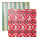 Cosmo Cricket - Dear Mr. Claus Collection - 12x12 D/Sided Paper - Trim-Trim-Er-Ee*