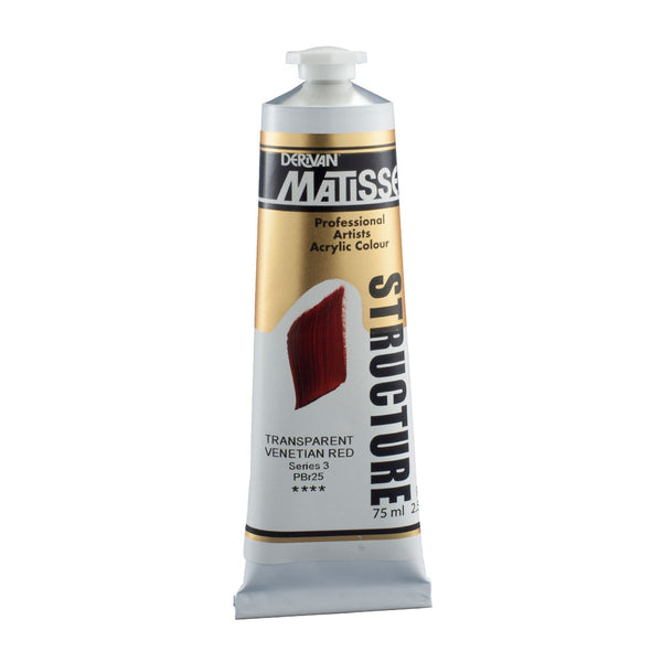 Matisse Structure Paint 75mL - Transparent Venetian Red