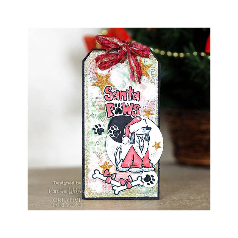 Creative Expressions Designer Boutique Collection - A6 Stamp Set - Santa Paws*