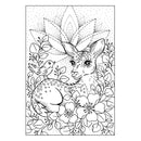 Creative Expressions Designer Boutique Clear Stamp 6"x 4" - Deer Friends*