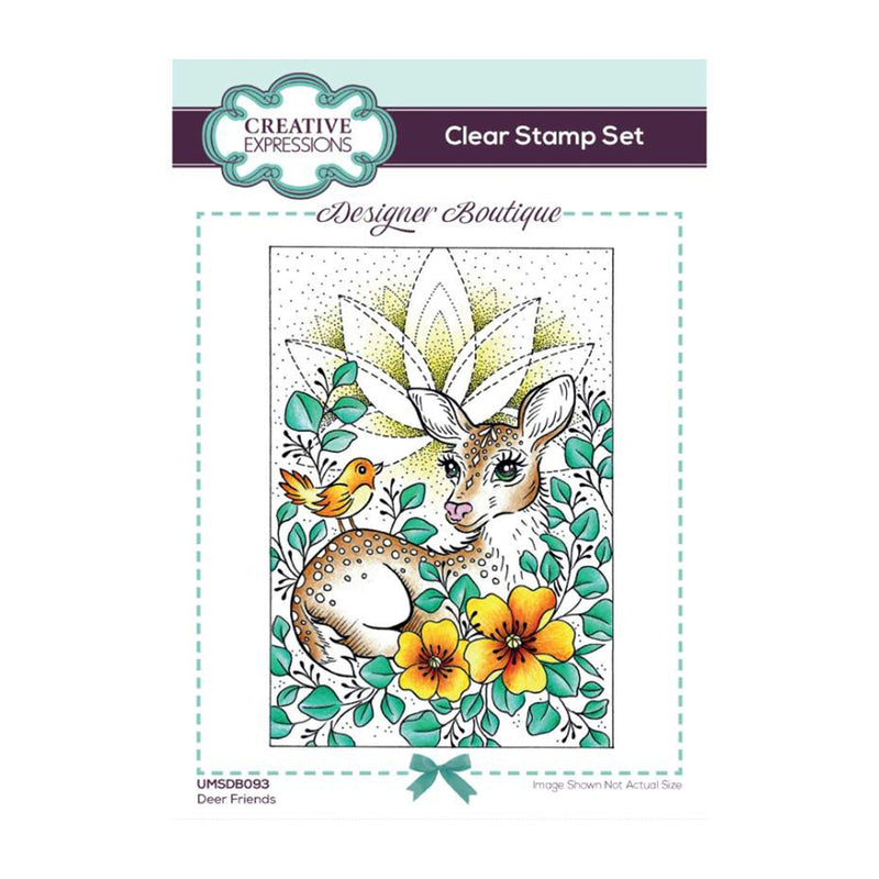 Creative Expressions Designer Boutique Clear Stamp 6"x 4" - Deer Friends*