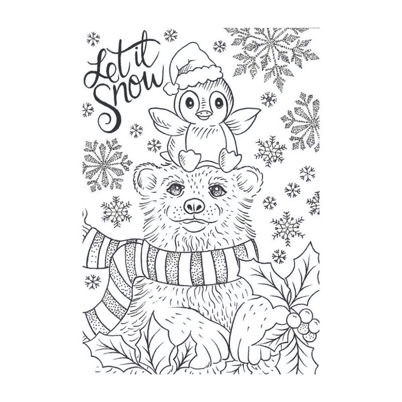 Creative Expressions Designer Boutique Clear Stamp 4" x 6" - Snow Buddies*