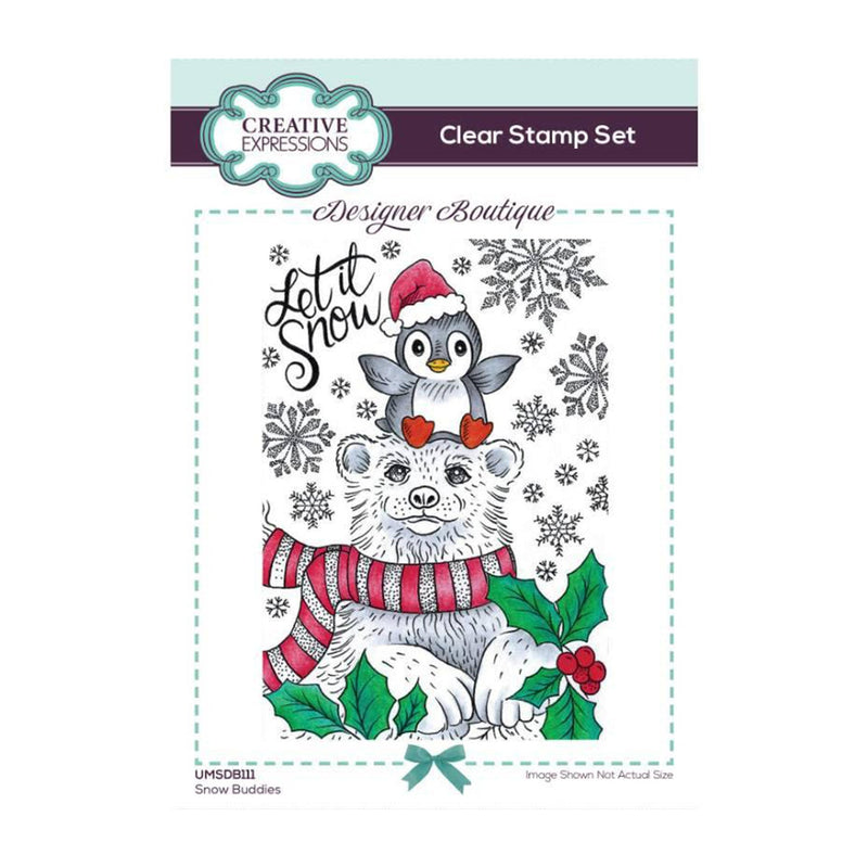 Creative Expressions Designer Boutique Clear Stamp 4" x 6" - Snow Buddies*