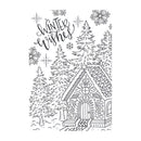 Creative Expressions Designer Boutique Clear Stamp 4" x 6" - Gingerbread Cottage*