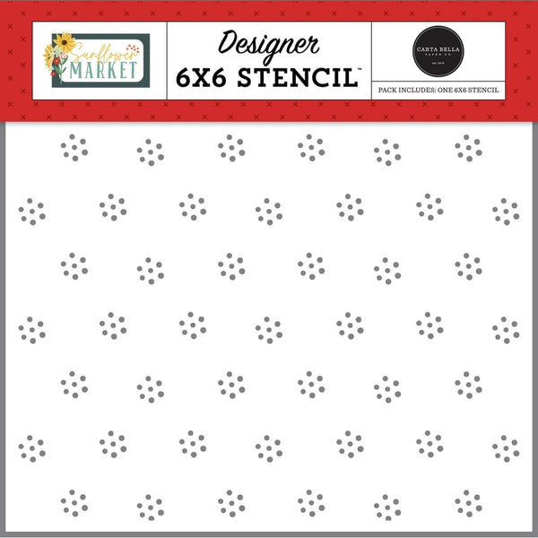 Carta Bella Stencil 6"x 6" - Gather Dots*