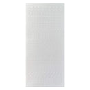 Poppy Crafts Alphabet Outline Stickers - Upper Case - White
