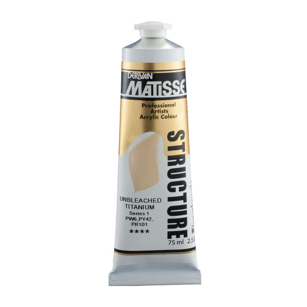 Matisse Structure Paint 75mL - Unbleached Titanium