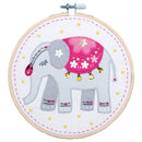 Vervaco Felt Applique Kit 6" Round - Elephant*