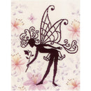 LanArte Counted Cross Stitch Kit 9.2"X11.6" - Flower Fairy Silhouette I (18 Count)*