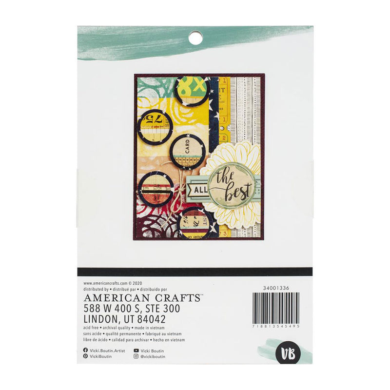 American Crafts Double-Sided Paper Pad 6"X8" 24 Pack - Vicki Boutin Storyteller