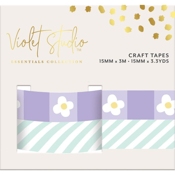 Violet Studio Washi Tape 2/Pkg Blossoms And Bunnies*