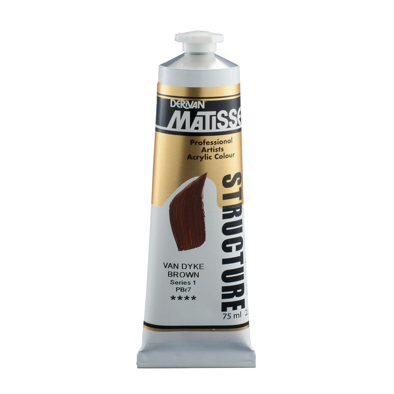 Matisse Structure Paint 75mL - Van Dyke Brown