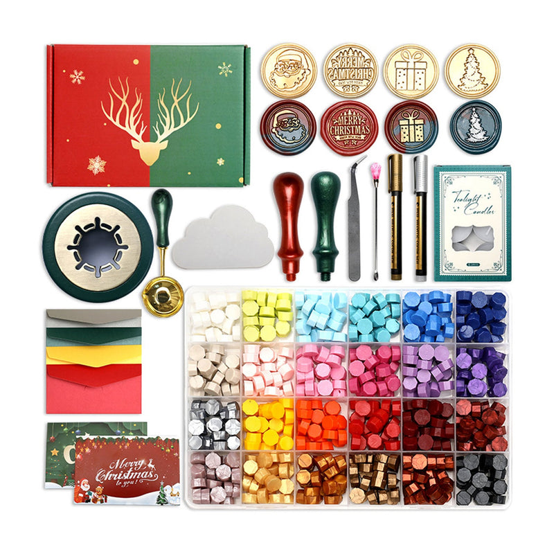 Poppy Crafts Christmas Gift Box Wax Seal Kit