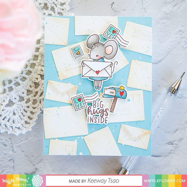 Waffle Flower Die - Sending Love*