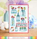 Waffle Flower Crafts Clear Stamps 4in x 6in - Jars Of Happiness