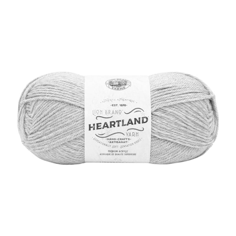 Lion Brand Heartland Yarn - White Sands 142g