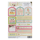 Webster's Pages Mini Message Word Stickers - Postcards from Paris II