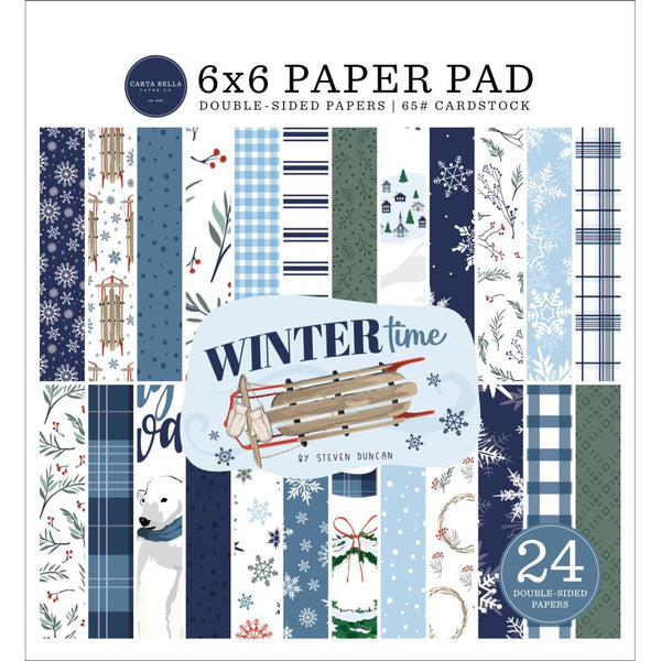 Carta Bella Double-Sided Paper Pad 6"X6" Wintertime*