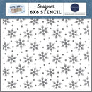 Carta Bella Stencil 6"X6" Bundle Up, Wintertime*