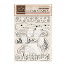 Stamperia Clear Stamps - Create Happiness - Christmas Borders With Leaves*