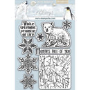 Stamperia Cling Rubber Stamp 5.5in x 7in - Moments Full Of You, Arctic Antarctic*