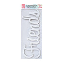 Little Birdie Watercolour Words 12", 1 pack - Friends*