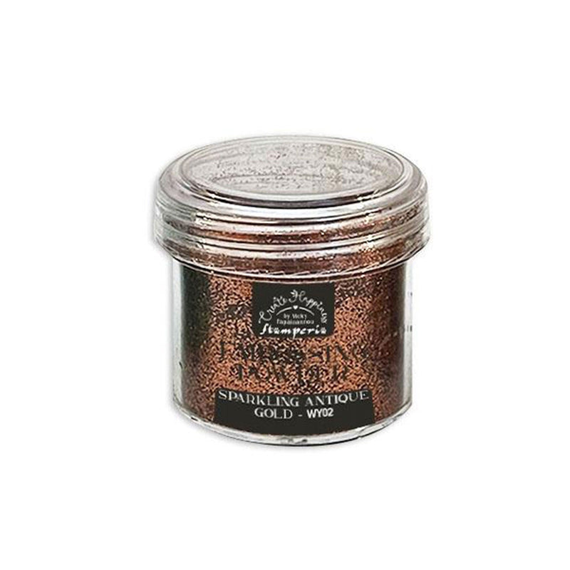 Stamperia Create Happiness Embossing Powder 18g - Antique Gold*