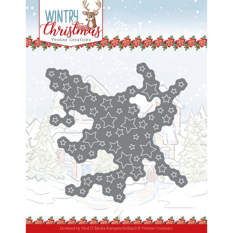 Find It Trading Yvonne Creations Die - Cut-Out Stars, Wintery Christmas*