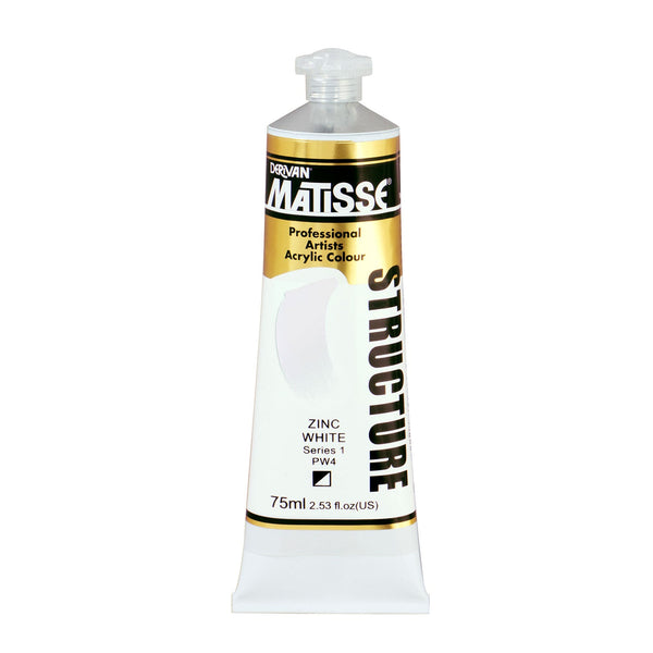 Matisse Structure Paint 75mL - Zinc White