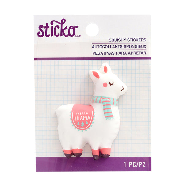 Sticko Stickers-Fuzzy Llama