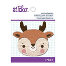 Sticko Fuzzy Stickers - Embroidered Reindeer*