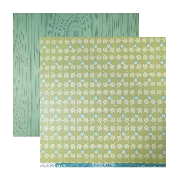 Cosmo Cricket - Nutmeg Collection - 12x12 D/Sided Paper - Acorn*