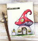 Colorado Craft Company Clear Stamps 4"x 6" - Gnome Home - By Kris Lauren*