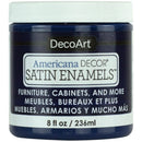 Americana Decor Satin Enamels 8oz - Classic Black