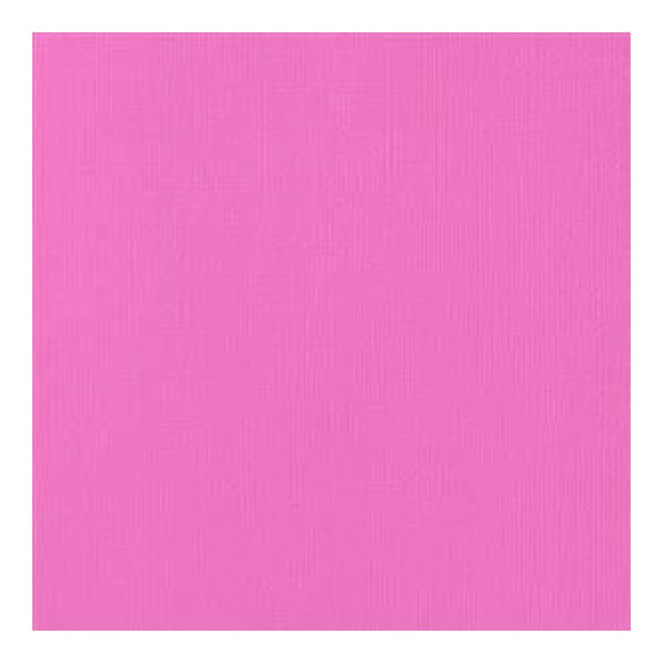 American Crafts 12Inx12in Textured Cardstock - Orchid  - Single Sheet