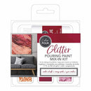 American Crafts Colour Pour Glitter Mix-In Kit 4 pack Amber Drift